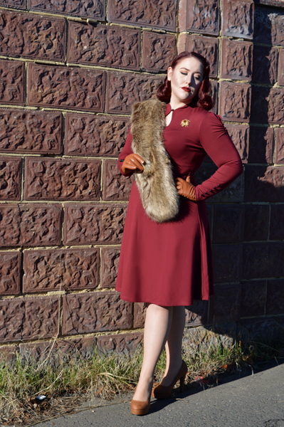 Voodoo Vixen Red Dita Dress