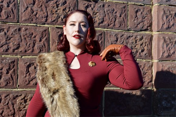 Voodoo Vixen Red Dita Dress