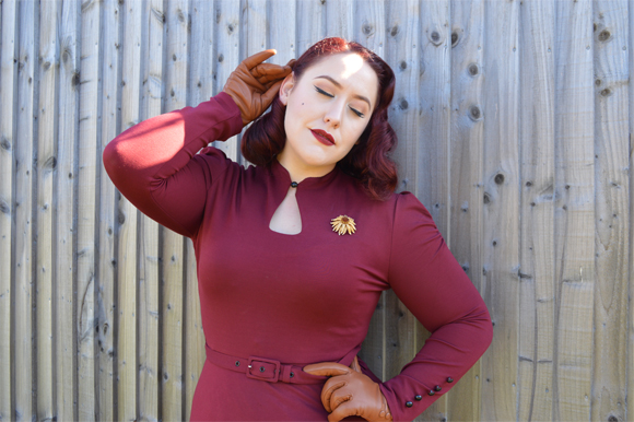 Voodoo Vixen Red Dita Dress