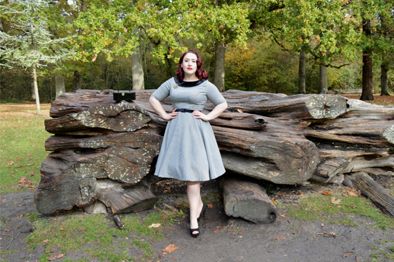 Hell bunny Jackson Houndstooth Dogtooth dress