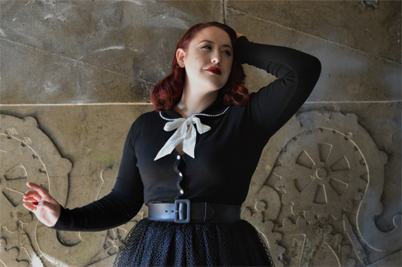 Voodoo vixen Katy pearl cardigan