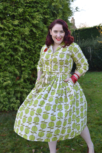 Love UR Look Green Apple shirt dress