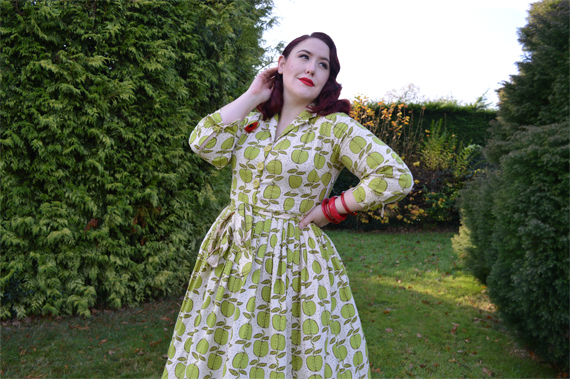 Love UR Look Green Apple shirt dress