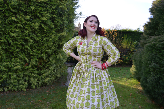 Love UR Look Green Apple shirt dress