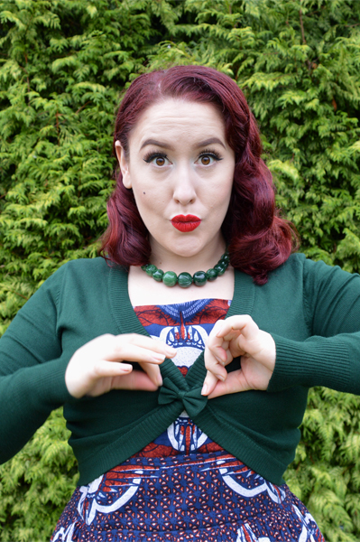 Voodoo Vixen Elle Cardigan Shrug Green