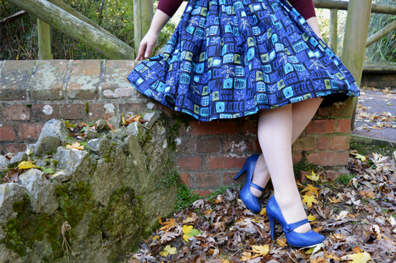 Lulu Hun Navy Dolly High Heels Collectif