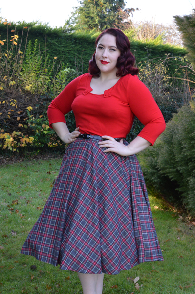 Red Sophie Top Voodoo Vixen Top Vintage Irena