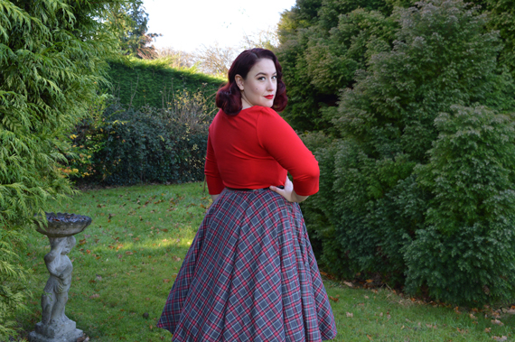 Red Sophie Top Voodoo Vixen Top Vintage Irena