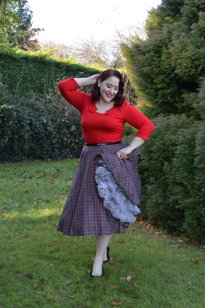 Red Sophie Top Voodoo Vixen Top Vintage Irena