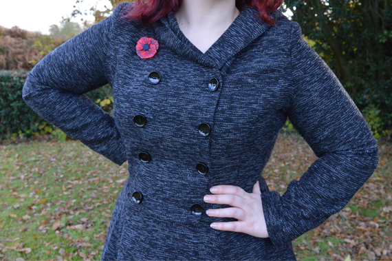 Collectif Sparkle Tweed Rosie Skirt Heather Cropped Hooded Jacket