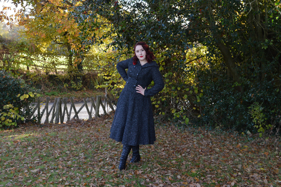 Collectif Sparkle Tweed Rosie Skirt Heather Cropped Hooded Jacket