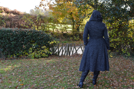 Collectif Sparkle Tweed Rosie Skirt Heather Cropped Hooded Jacket