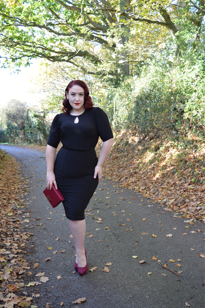 Ellen Puff Sleeve Keyhole Dress Zoe Vine