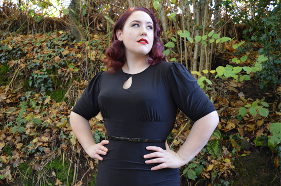 Ellen Puff Sleeve Keyhole Dress Zoe Vine