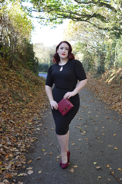 Ellen Puff Sleeve Keyhole Dress Zoe Vine