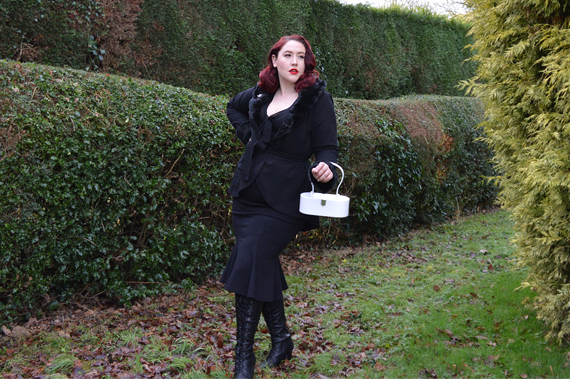 Black Divine Jacket Heart of Haute Deadly is the Female