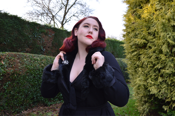 Black Divine Jacket Heart of Haute Deadly is the Female