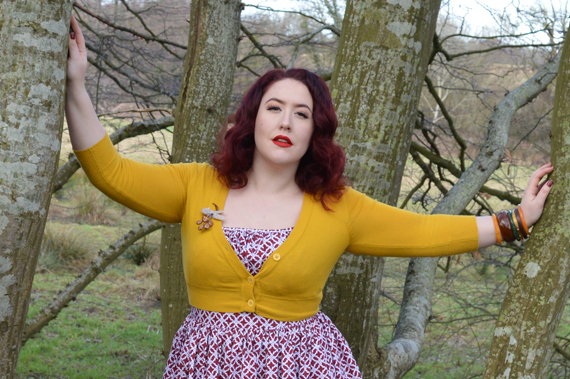 Hearts and Found Dark Red Livewire Chain link custom Grace dress