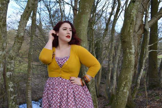 Hearts and Found Dark Red Livewire Chain link custom Grace dress