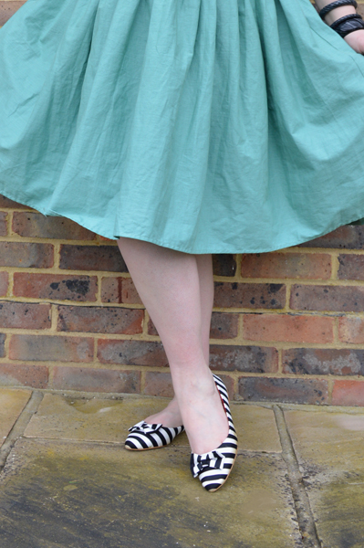 Becca Striped Flats by Lulu Hun