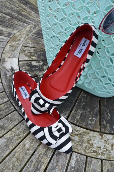 Becca Striped Flats by Lulu Hun