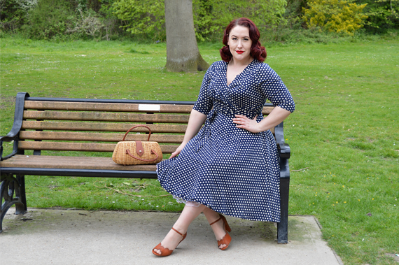 Unique Vintage Kelsie Wrap Dress