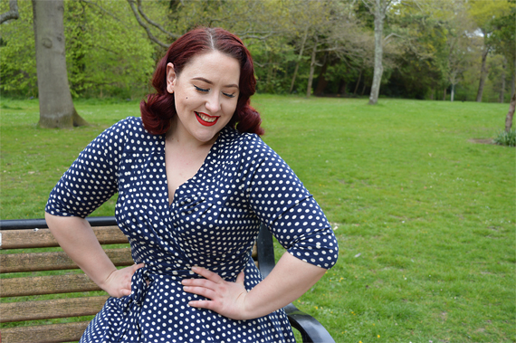 Unique Vintage Kelsie Wrap Dress