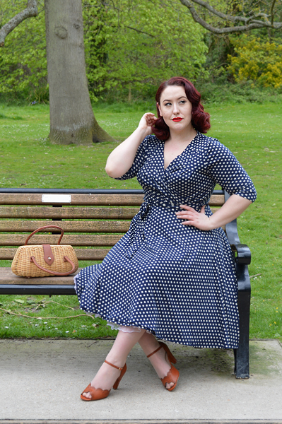 Unique Vintage Kelsie Wrap Dress