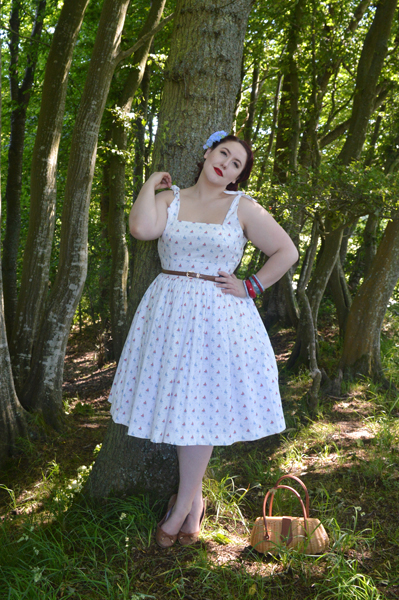 Hearts and Found custom made Gilda dress 