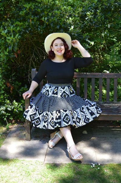 Lil' Lou Lou Boogie Woogie Southwestern skirt