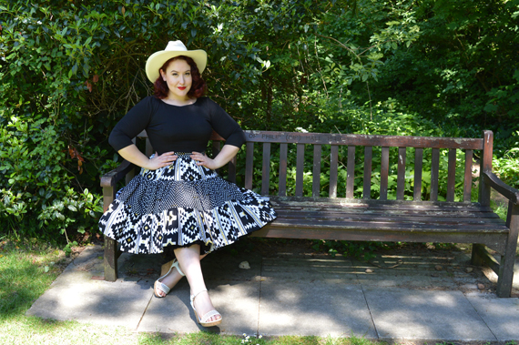 Lil' Lou Lou Boogie Woogie Southwestern skirt