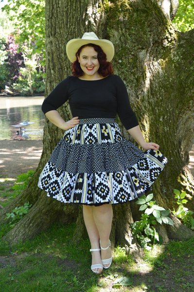 Lil' Lou Lou Boogie Woogie Southwestern skirt