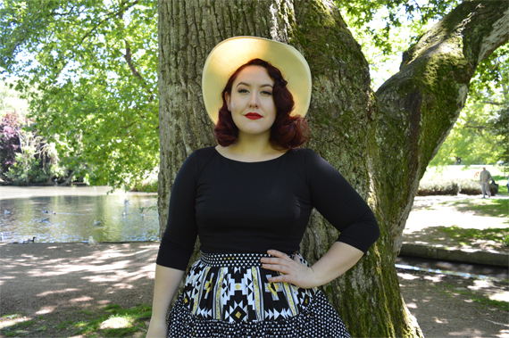 Lil' Lou Lou Boogie Woogie Southwestern skirt