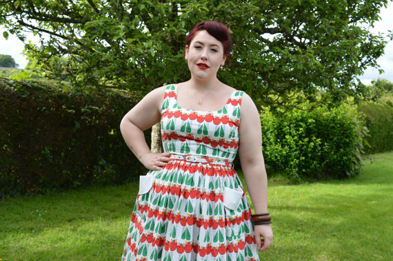 Nora Abstract swing dress Collectif Clothing