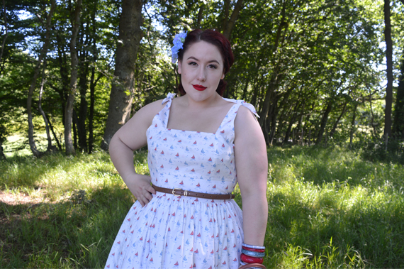 Hearts and Found custom made Gilda dress