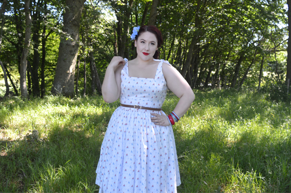 Hearts and Found custom made Gilda dress