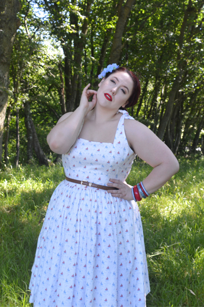 Hearts and Found custom made Gilda dress
