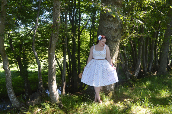 Hearts and Found custom made Gilda dress