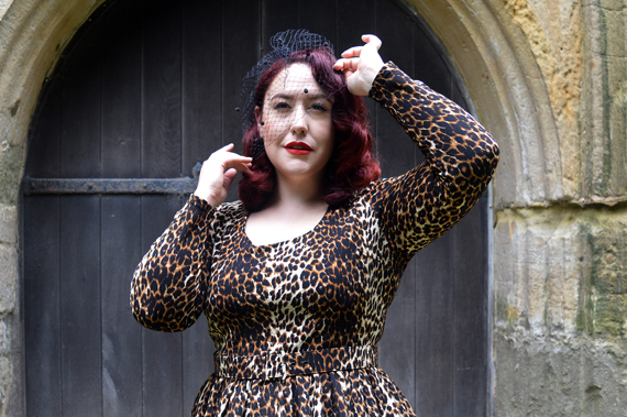 Wild Leopard Troublemaker swing dress Vixen by Micheline Pitt Deadly is the Female