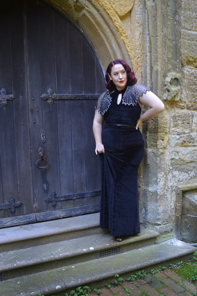 black Eleanor dress by Dolly & Dotty
