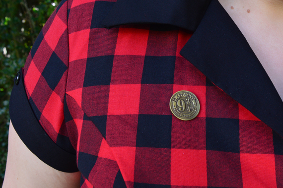 Heart of Haute Red Buffalo Gingham Dinette dress 