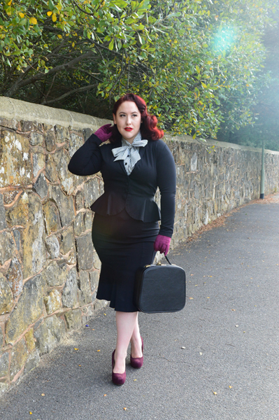 Heart of Haute Black Diva Suit Estelle Blouse