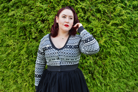 Elhoffer Design Serpent Slayer cropped cardigan Fandom Flair Deathly Hallows pin