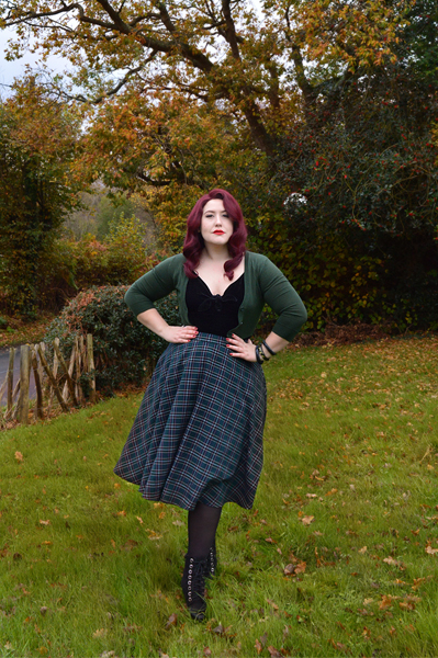 Doll Me Up Sugar black top peebles 50s skirt