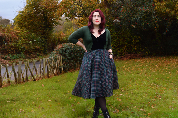 Doll Me Up Sugar black top peebles 50s skirt