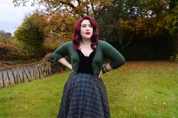 Doll Me Up Sugar black top peebles 50s skirt