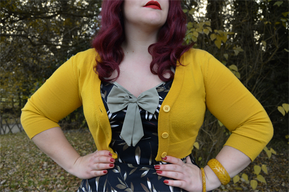 Lady V London Gold Leaf Isabella dress plus size