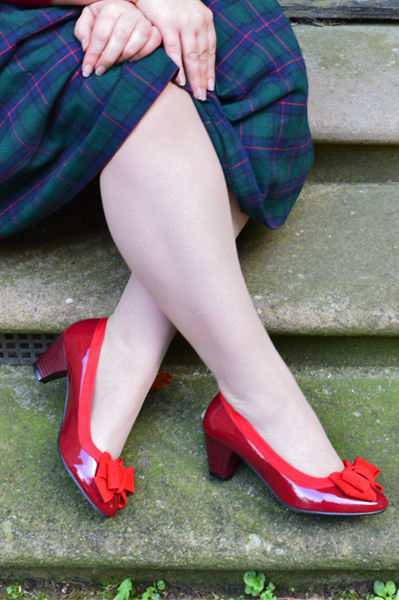 Lulu Hun Collectif Mara block heels wine