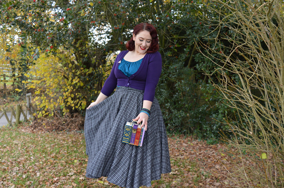 Vendula London quirky books shaped bag 