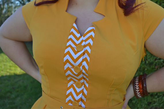 Allegra yellow dress by Miss Candyfloss